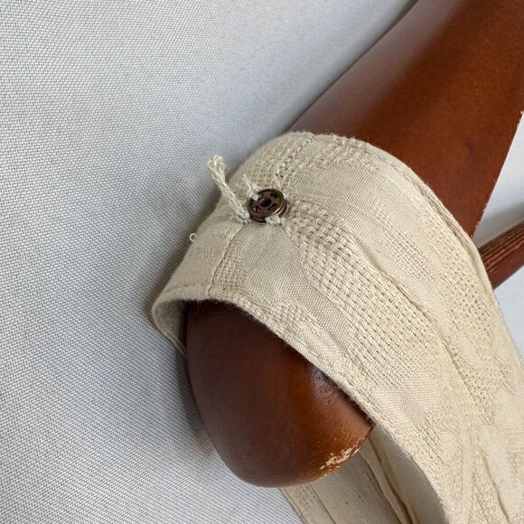 Anthropologie Felicity Light Tan Orange Embroidered Paisley Maxi Dress Size 2X - Picture 13 of 17